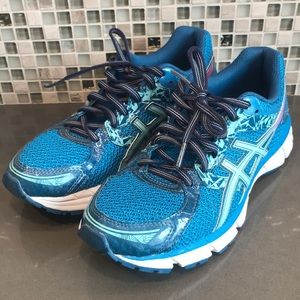 Asics gel excite running shoes blue 7 1/2
